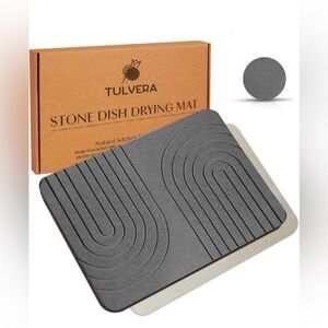 Stone Dish Drying Mat for Kitchen Counter